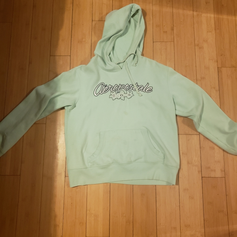 Flower Mint Hoodie